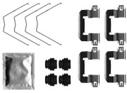 82552000 Sada příslušenství, obložení kotoučové brzdy TEXTAR