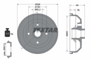 94022300 Brzdový buben TEXTAR