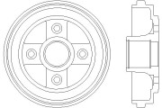 94024000 Brzdový buben TEXTAR