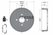 94025600 Brzdový buben TEXTAR