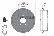 94034400 TEXTAR brzdový bubon 94034400 TEXTAR