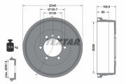 94042900 Brzdový buben TEXTAR