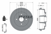 94043100 Brzdový buben TEXTAR