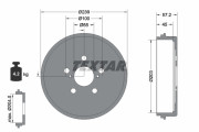 94049100 TEXTAR brzdový bubon 94049100 TEXTAR