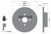 92036700 TEXTAR brzdový kotúč 92036700 TEXTAR