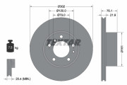92042203 Brzdový kotouč Shoe Kit Pro TEXTAR