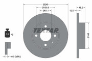 92051800 TEXTAR brzdový kotúč 92051800 TEXTAR