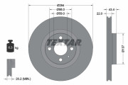 92053503 Brzdový kotouč Shoe Kit Pro TEXTAR