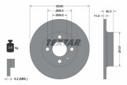 92061105 Brzdový kotouč PRO+ TEXTAR
