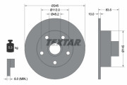92072105 Brzdový kotouč PRO+ TEXTAR