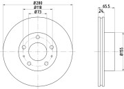 92073803 Brzdový kotouč PRO TEXTAR