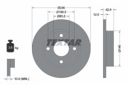 92075303 Brzdový kotouč Shoe Kit Pro TEXTAR