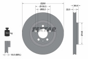 92082303 Brzdový kotouč Shoe Kit Pro TEXTAR