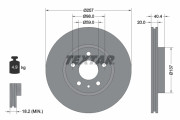 92083100 Brzdový kotouč TEXTAR