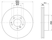 92083403 Brzdový kotouč PRO TEXTAR