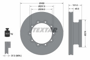 93088300 Brzdový kotouč TEXTAR