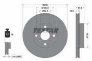 92090503 TEXTAR brzdový kotúč 92090503 TEXTAR