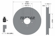 92099003 Brzdový kotouč Shoe Kit Pro TEXTAR
