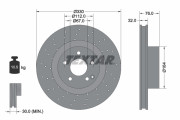 92099203 Brzdový kotouč Shoe Kit Pro TEXTAR