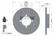 92100303 Brzdový kotouč Shoe Kit Pro TEXTAR