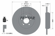 92103303 Brzdový kotouč Shoe Kit Pro TEXTAR