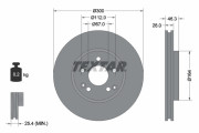 92106003 Brzdový kotouč Shoe Kit Pro TEXTAR
