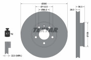 92109803 Brzdový kotouč Shoe Kit Pro TEXTAR