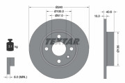 92111003 Brzdový kotouč Shoe Kit Pro TEXTAR