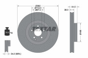 92120303 Brzdový kotouč Shoe Kit Pro TEXTAR