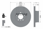 92122503 Brzdový kotouč Shoe Kit Pro TEXTAR