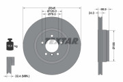 92123203 Brzdový kotouč Shoe Kit Pro TEXTAR