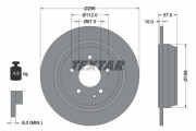 93123503 Brzdový kotouč Shoe Kit Pro TEXTAR