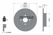 92124703 Brzdový kotouč Shoe Kit Pro TEXTAR