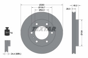 92128803 Brzdový kotouč Shoe Kit Pro TEXTAR