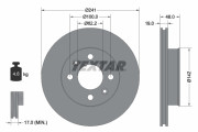 92134103 Brzdový kotouč Shoe Kit Pro TEXTAR