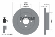 92135303 Brzdový kotouč Shoe Kit Pro TEXTAR