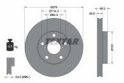 92139703 Brzdový kotouč Shoe Kit Pro TEXTAR