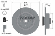 92141403 Brzdový kotouč Shoe Kit Pro TEXTAR