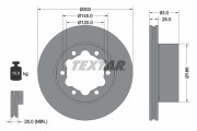 93143405 Brzdový kotouč PRO+ TEXTAR