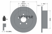 92144203 Brzdový kotouč PRO TEXTAR