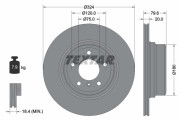 92146300 Brzdový kotouč TEXTAR