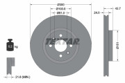 92149503 Brzdový kotouč Shoe Kit Pro TEXTAR