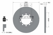 92152003 Brzdový kotouč Shoe Kit Pro TEXTAR
