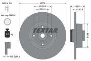 92154500 Brzdový kotouč TEXTAR