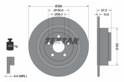 92158800 Brzdový kotouč TEXTAR