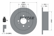 92161303 Brzdový kotouč Shoe Kit Pro TEXTAR