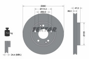 92161603 Brzdový kotouč Shoe Kit Pro TEXTAR