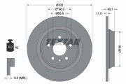 92162905 Brzdový kotouč PRO+ TEXTAR