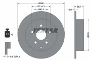 92164800 Brzdový kotouč TEXTAR