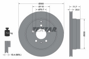 92165503 Brzdový kotouč Shoe Kit Pro TEXTAR